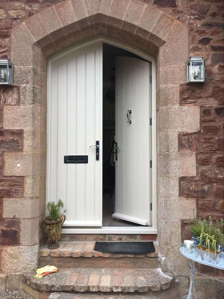 heritage property with new bespoke white door